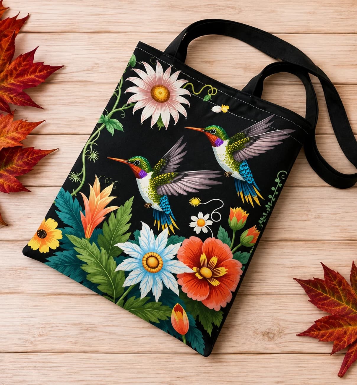 Sac bandoulière floral