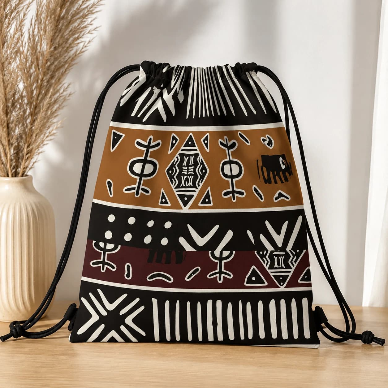 Sac à cordon africain